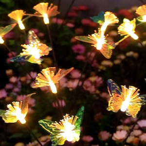 Butterfly Garden Stake <b>Light</b> for Outdoor Lawn Pathway Landscape Park and Decorative Night Lighting Display - Product Image 1