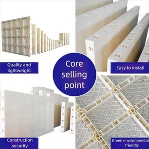 Barrière anti-collision en coffrage plastique-acier, <span class=keywords><strong>mur</strong></span> anti-choc, réduit le temps et les efforts, coffrage réutilisable en PVC, ABS, PP pour chantier <span class=keywords><strong>de</strong></span> construction - Product Image 4