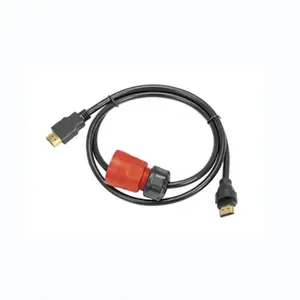 HDMI זכר לזכר תעשייתי עמיד למים יישום כבל חיווט לרתום חוט מתאם תקע עבור חדש פיוניר