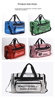 Sac de sport scintillant personnalisé grande capacité, sac de voyage brillant, sac de sport de nuit, sac à bandoulière réglable