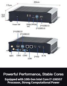 PC industrial Windows Intel <span class=keywords><strong>Core</strong></span> 1,0 GHz 3,6 GHz Memoria de video DDR4 sin ventilador Quad-<span class=keywords><strong>Core</strong></span> para sistemas digitales de rayos X US CN - Product Image 2