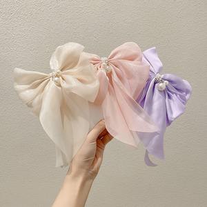 Заколка для волос с жемчужным бантом - Product Image 5