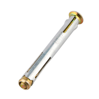 Ancrage à expansion en acier au carbone zingué pour cadre de fenêtre et de porte, type manchon, vis à tête Phillips, pour cadre métallique