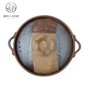 Casserole de restaurant, marmite en céramique, bol en argile, ustensiles de cuisine pour la cuisson, ensembles de plats de cuisson, casseroles à ragoût avec couvercle - Product Image 4