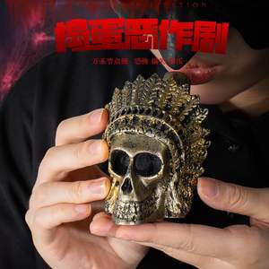 Sifflet de la mort aztèque Creaming - Cris authentiques d'origine humaine, <span class=keywords><strong>125</strong></span> décibels - Objet de collection mexicain pour le Jour des morts - Product Image 3