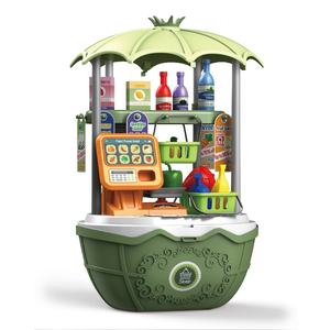 25721 <span class=keywords><strong>Jouet</strong></span> de supermarché d'imitation éducatif portable 2 en 1 avec panier et <span class=keywords><strong>caisse</strong></span> <span class=keywords><strong>enregistreuse</strong></span> pour filles - Product Image 1