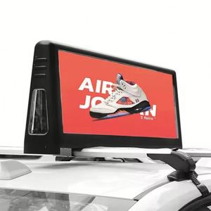 Pantalla LED ultrafina P2.5 montada en coche, pantalla de techo de doble cara impermeable para exteriores de alta definición, póster Digital de tienda minorista - Product Image 1