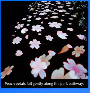 אהבה היא כמו פרחים נשופים מנורת הקרנה יצירתית מתנה רומנטית עבורה - Product Image 2