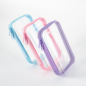 Storage <strong>Box</strong> Case Square Plastic <strong>Containers</strong> <strong>Box</strong> Travel Cosmetics Bag Bathing/Toy Organize Bag Waterproof Zipper Bag Travel Bag - Product Image 2