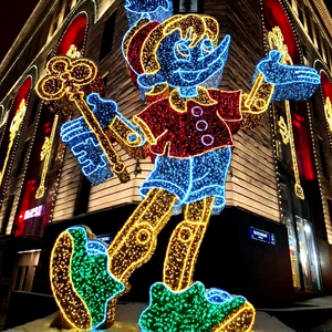 Paneles Decorativos Iluminados en 2D que Crean un Aspecto Navideño Impecable para Entradas de Comercios, Jardines de Hoteles y Áreas de Eventos Públicos - Product Image 1