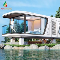 Maisons modulaires préfabriquées, maisons miniatures de luxe modernes, maisons mobiles à bas prix, maisons capsules spatiales modernes, maisons de type Granny Pod