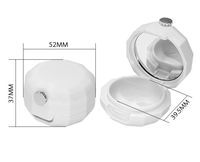 Boîte cosmétique multi-faces en ABS avec pinceau et miroir pour rouge à lèvres, masque pour les lèvres, blush – Marque ODM/OEM