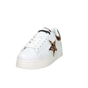 Sneakers da Donna Shop Art Bianche con Stampa Leopardata e Stelle, Stile Platform - Product Image 2