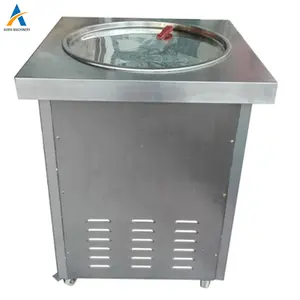 Popular thai fried ice cream machine,cold pan ice pan fry fried ice cream machine,instant ice cream rolls machine on sale