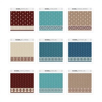 Adiva Moschee-Gebetsteppich Gewebter Polyester Moderner Blumen-Teppich Hochflorig Gepolstert mit Jute-Rückseite Wohnzimmer-Teppich