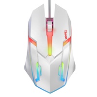 Souris de jeu optique filaire USB Shiba Ferry P10 avec capteur CMOS, rétroéclairage LED, ergonomique, pour droitier, pour ordinateur portable, en stock