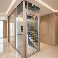 Villa privée moderne de luxe, esthétique sur mesure, porte d'ascenseur verticale en métal haute résistance, silencieuse, pour appartement/hôtel/hôpital