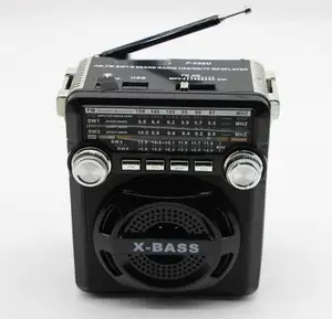 Производитель, портативное радио, встроенный динамик, 8 диапазонов, перезаряжаемое портативное Fm-радио