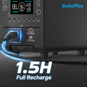 Generador <span class=keywords><strong>Solar</strong></span> Solarplay de 3840 Wh LiFePO4, Estación de Energía Portátil de 3600 W, Stock Local en Alemania, Envío Rápido, Batería de Emergencia - Product Image 4