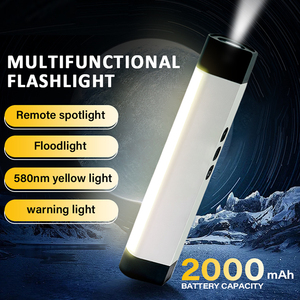 Banqcn led étanche sécurité puissante batterie forte lumière haute puissance multifonctionnelle rechargeable lampes de poche type c torche - Product Image 6