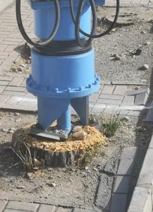 Accessorio per Escavatore Idraulico Diesel per la Rimozione di Radici d'Albero, Ceppi e Legno, Fresatrice per Ceppi, per Frutteti e Recupero Terreni Forestali, con Motore - Product Image 4