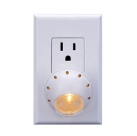 Luces nocturnas enchufables TAIKOO, luz nocturna LED blanca cálida, rotación de 360 grados, Sensor de anochecer a amanecer