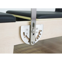 MJD Reformer de Pilates réglable en bois d'érable avec demi-tourneuse pour la correction de la colonne vertébrale, idéal pour les studios de Pilates