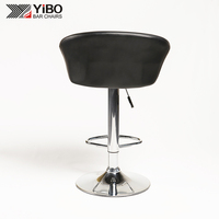 Tabouret de bar pivotant en cuir PU, chaise haute pivotante en PU pour îlot de cuisine