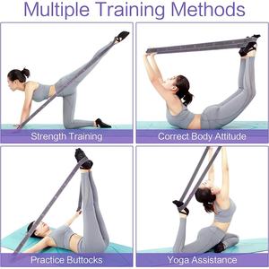 9 bucles elasticidad <span class=keywords><strong>pilates</strong></span> Correa yoga bandas elásticas correas de yoga - Product Image 6