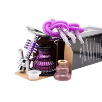 Chicha Électronique Portable Miniature Personnalisée en Gros pour Voiture, Chicha de Voyage, Narguilé Portable