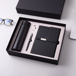 Business Gift Box Set A5 PU Notebook Insulated Cup Metal Pen <b>USB</b> <b>Flash</b> <b>Drive</b> Enterprise Customization LOGO Wholesale - Product Image 3