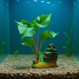 Plantes aquatiques décoratives en plastique pour aquarium - Product Image 3