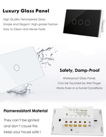 Interrupteur mural intelligent Zigbee SAA AU Smart Life Electronic 1 Gang Tuya OEM pour la maison intelligente