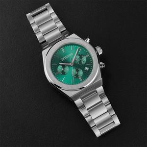 Reloj de Cuarzo de Lujo para Hombre con Logotipo Personalizado de Fábrica Profesional, Cronógrafo de Acero Inoxidable, Correa de Cuero y Nailon, Último Modelo - Product Image 6