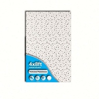 Panneau de plafond suspendu en plâtre perforé régulier, panneau acoustique décoratif, faux plafond avec NRC acoustique de 0,85