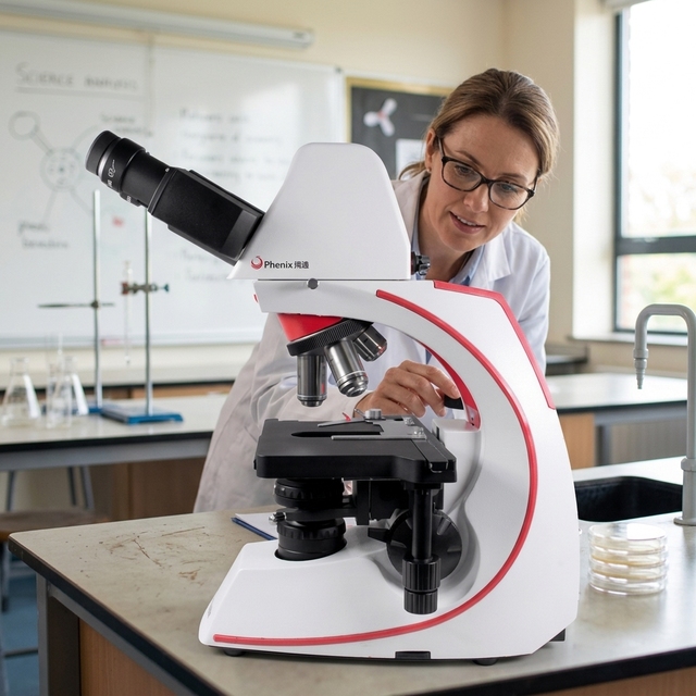 Phenix BMC500 40X-1600X  Built Digital Camera with Image Software Laboratory Digital Binocular Biological Microscope Price
