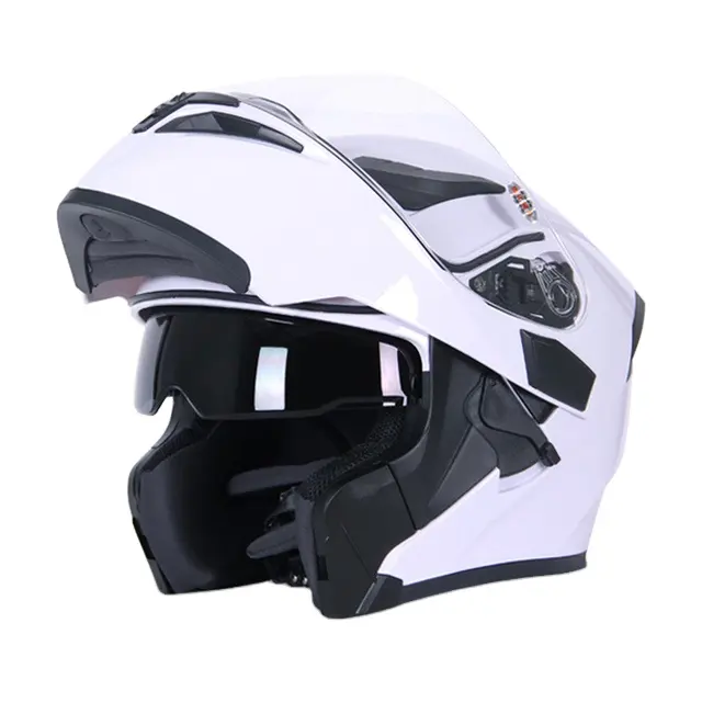 Fabrieksprijs Dot Flip-Up Full Face Helm Dual Vizier Modulaire Motorfietshelm
