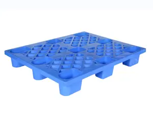 Plastic Pallets Manufacturer Wholesale Grid Open Deck 9 Legs Logistics Plastic Pallet