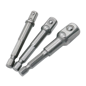 8 pezzi adattatore per trapano a presa di corrente per Driver di impatto con gambo esagonale a presa quadrata punte da trapano barra di estensione Set 1/<span class=keywords><strong>2</strong></span> <span class=keywords><strong>3</strong></span>/8 1/4" - Product Image 2