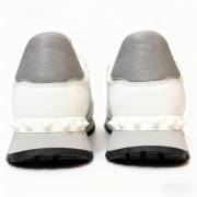 Zapatillas de Running Unisex Rock Runner de Diseño, Parte Superior de Cuero Genuino, Entresuela de Malla, Suela Exterior de EVA, <span class=keywords><strong>Triple</strong></span> Negro, Blanco, Beige, Verano - Product Image 6