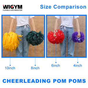 Vente chaude Pompons de Cheerleading en métal personnalisés Couleurs pures et mélangées-Nouvelle arrivée - Product Image 5