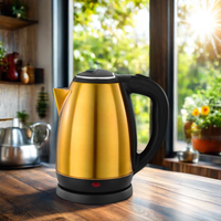 Bouilloire électrique sans fil intelligente 1500W en acier inoxydable, ébullition rapide avec contrôle de la température, rotation à 360° pour hôtel et usage domestique