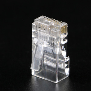 Conector de Red Rj45 8p8c Sin Blindaje, Enchapado en Oro, Aleación de Cobre, Conector Ethernet para Cable LAN - Product Image 2