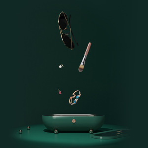 2023 400ml nettoyeur à ultrasons minuterie de <span class=keywords><strong>bain</strong></span> bijoux outils de maquillage <span class=keywords><strong>lunettes</strong></span> montres dentaires ultrasons Machine de nettoyage sonique - Product Image 6