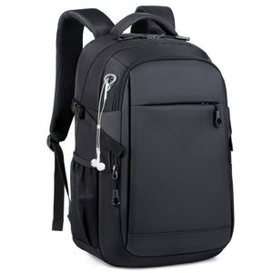 JW851 Mochilas Escolares Antirrobo Impermeables Personalizadas para Hombre, Bolsa de Viaje para Computadora Portátil con Puerto USB, Mochilas de Viaje para Mujer - Product Image 4