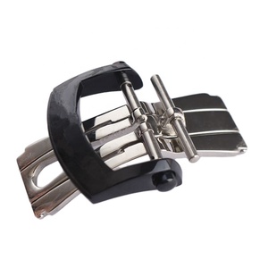 Boucle de <span class=keywords><strong>montre</strong></span> papillon en acier inoxydable noir or rose de haute qualité 22 mm pour bracelet de <span class=keywords><strong>montre</strong></span> <span class=keywords><strong>Chopard</strong></span> - Product Image 4