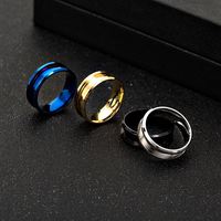 Günstige Großhandels-Ringe aus Keramik und Edelstahl, 6mm 8mm, Silberfarben, für Herren und Damen, zum Einlegen von Schmuck