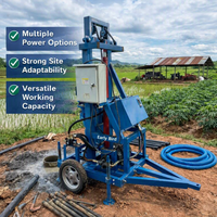 Foreuse de puits légère, petite machine de forage électrique, transport facile