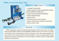 Banco de pruebas de inyección diésel, banco de pruebas de inyección, Common Rail, DCI700
