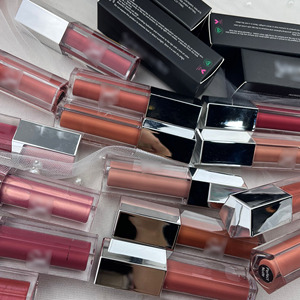 Pentagonal Mirror Lid of Lip Gloss with Custom logo on Tube and Box Free Design Wholesale <strong>Matte</strong> Liquid <strong>Lipstick</strong> - Product Image 2